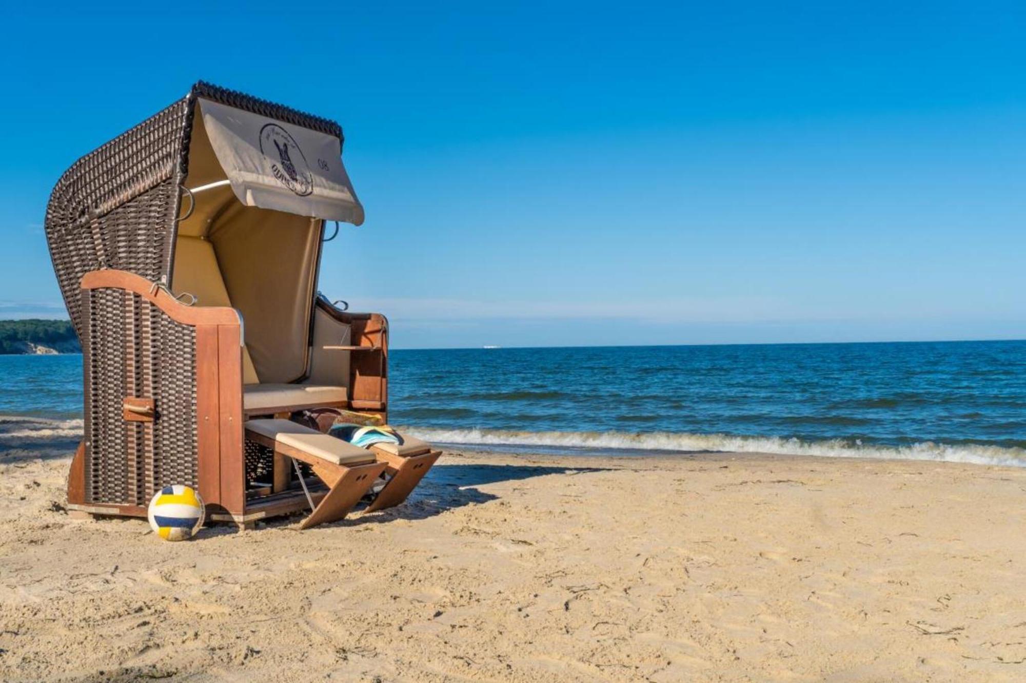 Traumhaftes Appartement - Odins Blick Wohnung 13 , Sauna Und Privatstrand, Blick Zur Ostsee Lobbe Exterior photo